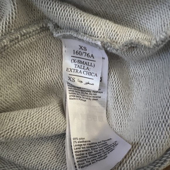 All Saints Sweater Gray Red NYC New York City Graffiti Oversized Crewneck XS - Picture 7 of 7